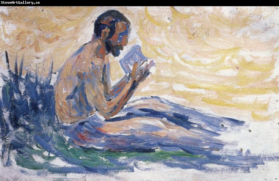 Paul Signac man reading